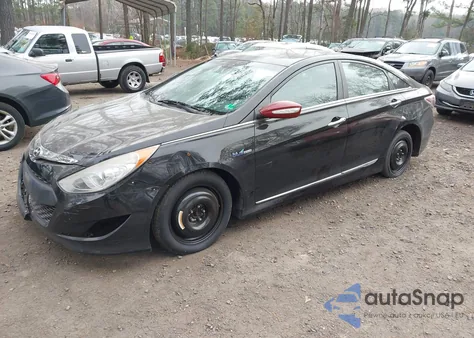 2013 Hyundai Sonata Hybrid from USA, damaged, VIN KMHEC4A45DA085273